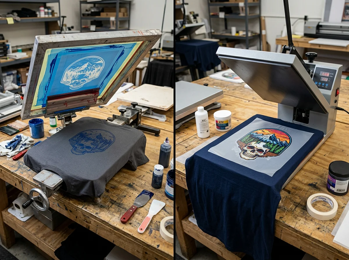 Screen Print vs DTF Print - Which Method Gives You Better Results for Custom Merch